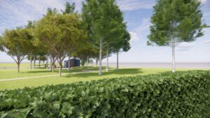 Sportbieb impressie 3 vanaf parkeerplaatsen Akulaan