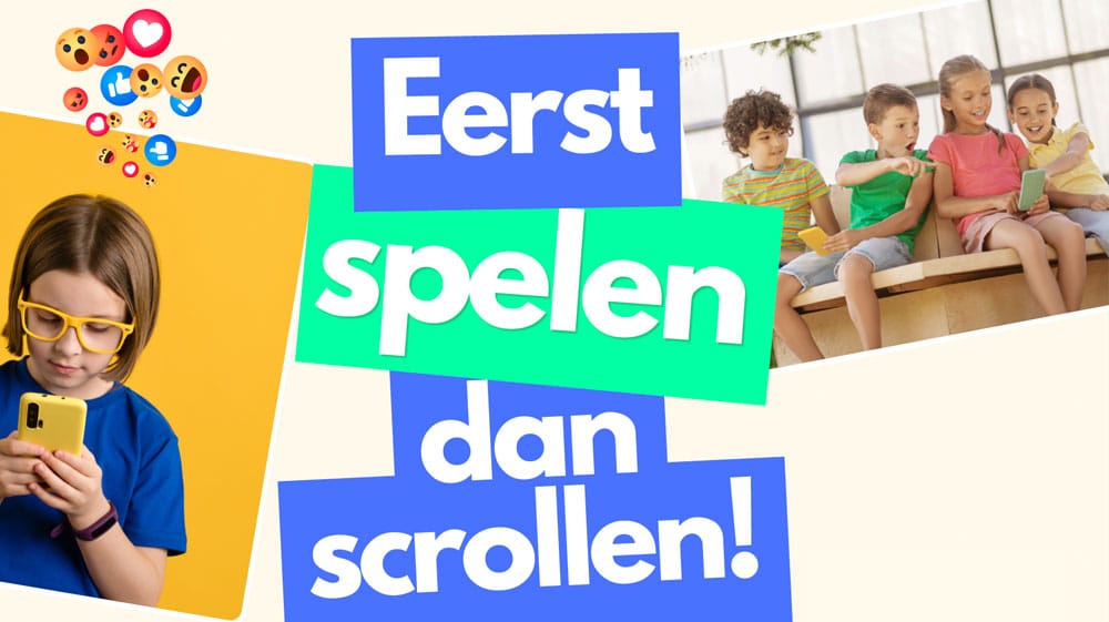 Eerst spelen dan scrollen